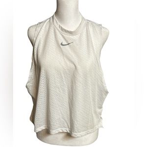 Nike Running Tank Top, Dri Fit, Cropped, Women’s XL White, EUC